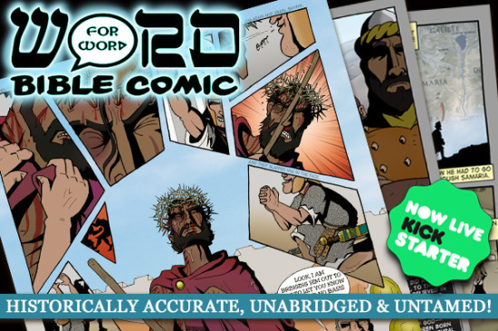 The Word for Word Bible Comic crowdfunding just launched!