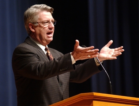 SBC President Jack Graham encourages students at Southwestern Seminary to "get ready" to be "a dangerous Christian for the Lord Jesus."