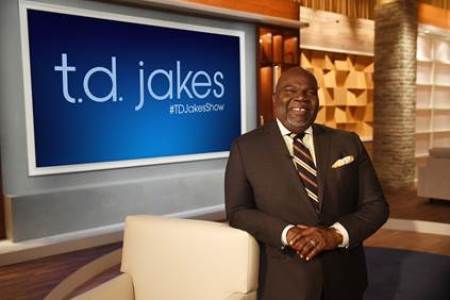 "T.D. JAKES” is a syndicated daily one-hour talk show hosted by Bishop T.D. Jakes.