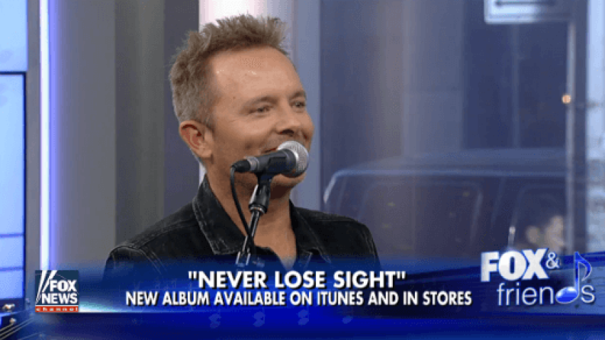 Worship leader Chris Tomlin talks family and worships God on 'Fox & Friends' with hit song
