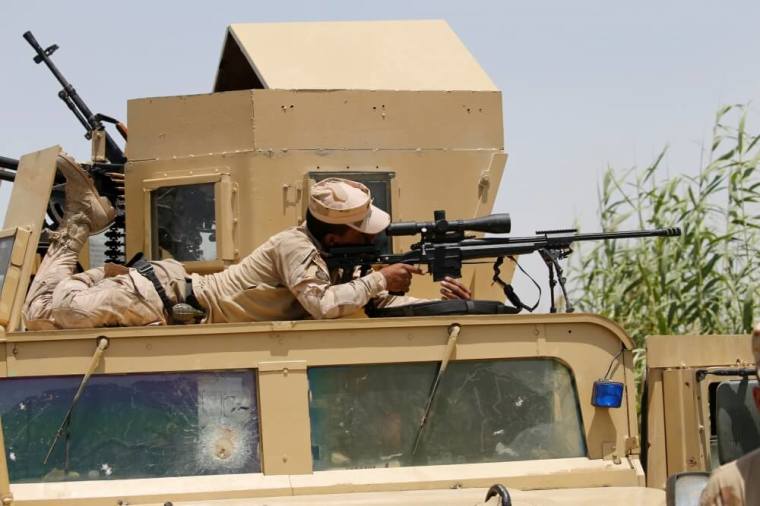 Iraqi military sniper