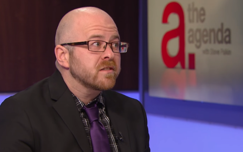 University of Toronto instructor Nicholas Matte on the October 26, 2016, episode of "The Agenda with Steve Paikin."