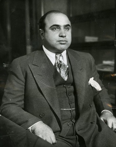 "Scarface" Al Capone (1899-1947).