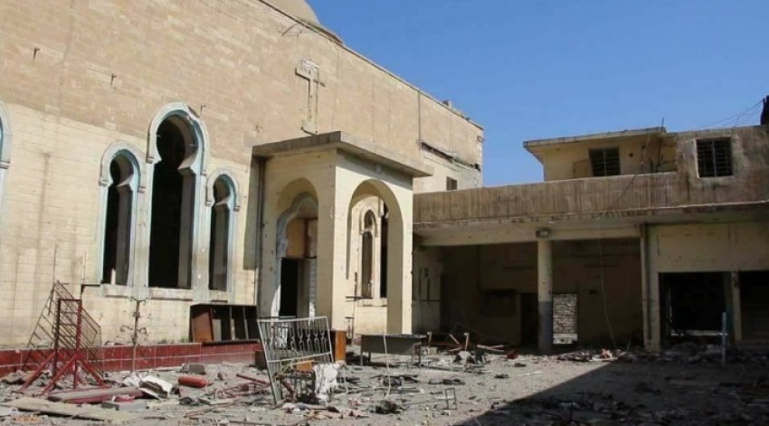 Um al-Mauna Church in Mosu, Iraq.
