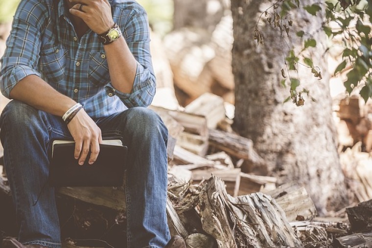 Man with a Bible