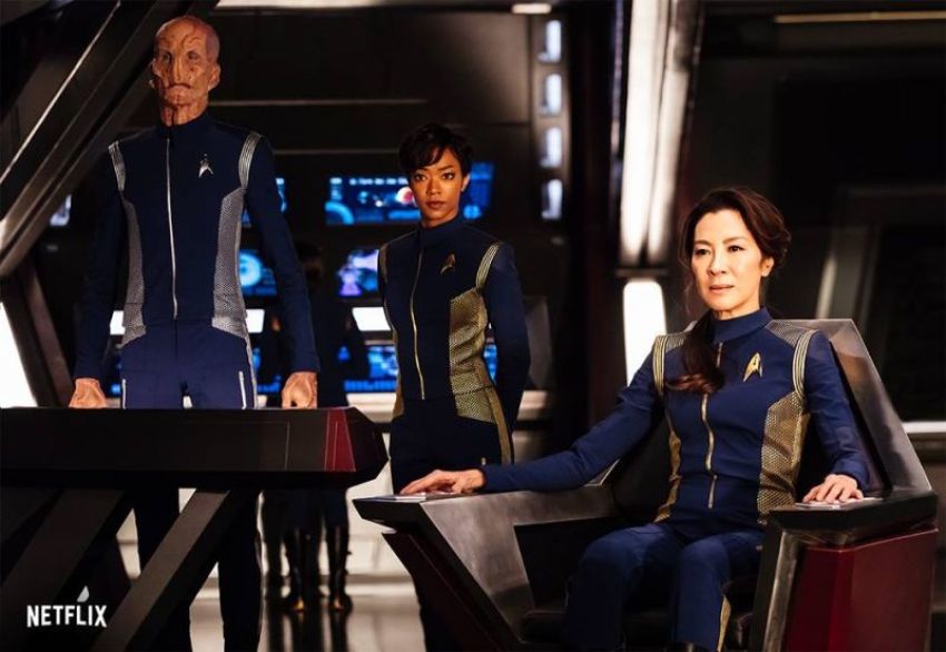 Sonequa Martin-Green and Michelle Yeoh lead the cast of "Star Trek: Discovery," which is expected to air this fall.