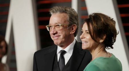 Actor Tim Allen with his wife, Jane Hajduk, in this undated photo.
