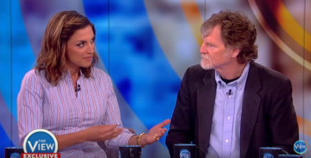 Jack Phillips of Masterpiece Cakeshop in Lakewood, Colorado, on "The View" in New York City, June 29, 2017.