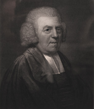 John Newton (1725-1807), Anglican priest and former slave trader who wrote the hymn "Amazing Grace."