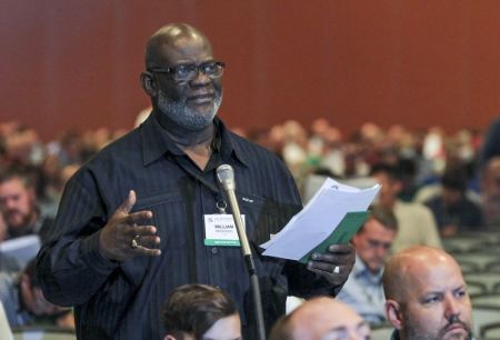 Texas pastor Dwight McKissic moved to bring his proposal on the "alt-right" to messengers Tuesday June 13, 2017.