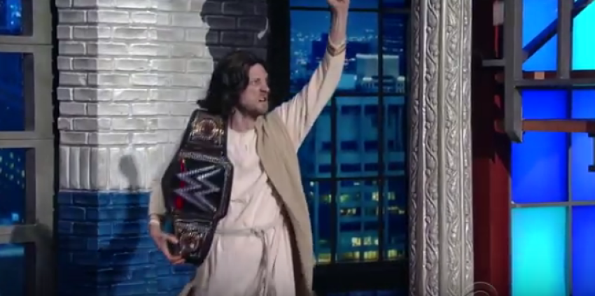 Stephen Colbert welcomed a fictitious Jesus Christ to "The Late Show With Stephen Colbert" on August 3, 2017.