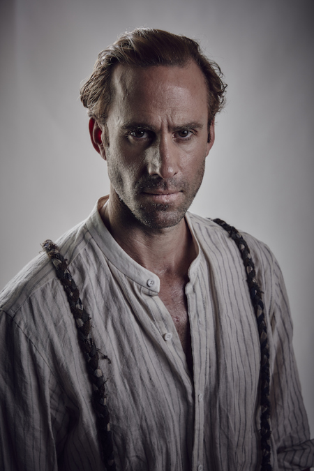 Actor Joseph Fiennes as Eric Liddell in the film "On Wings of Eagles," 2017.