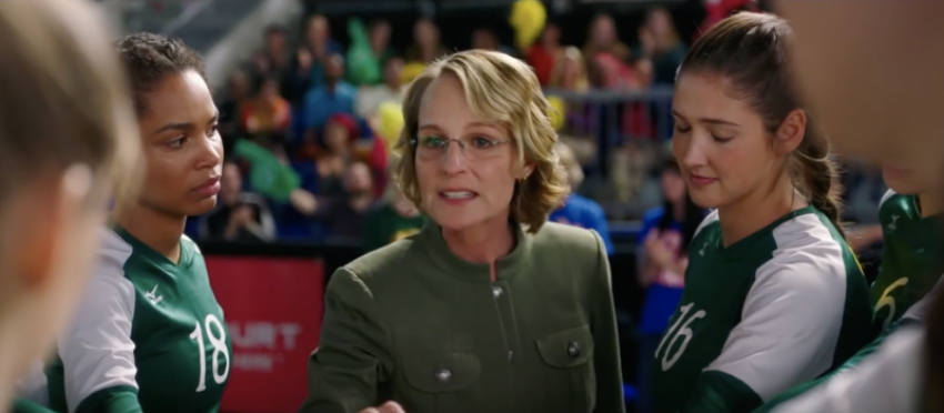 Helen Hunt palys the lead role in "The Miracle Season," December 2017.