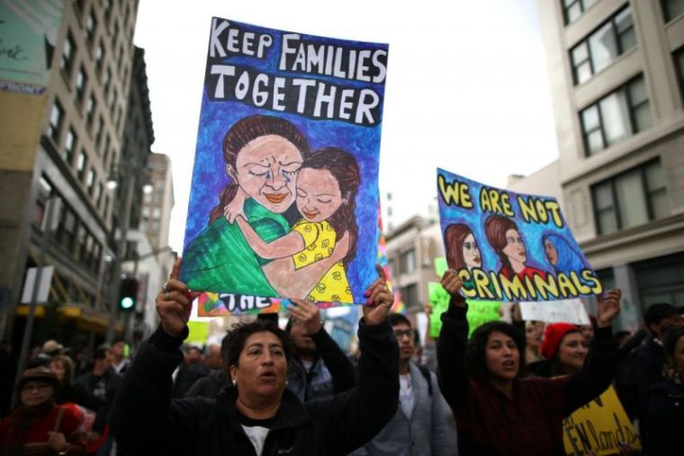 migrant protests