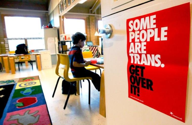 A sign outside a classroom taken in 2016. | REUTERS/Tami Chappell