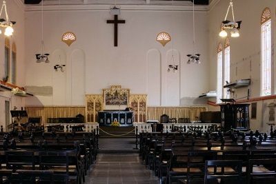 Christ Church in Melaka, Malaysia. &nbsp;