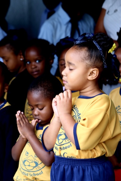 A photo from a service in the Bahamas that was part of the 2016 World Day of Prayer observance. The theme for that year was "Receive Children. Receive Me," based off of Mark 10:13-16.