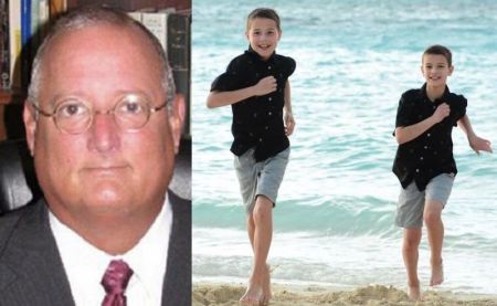 Peter S. Ruckman, 58 (L), and his sons Christopher Ruckman, 14 (C) and John "Jack" Ruckman, 12 (R).