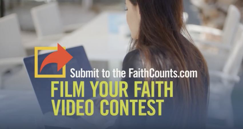 Faith Counts host contest : deadline for entries is Saturday, May 19, 2018.