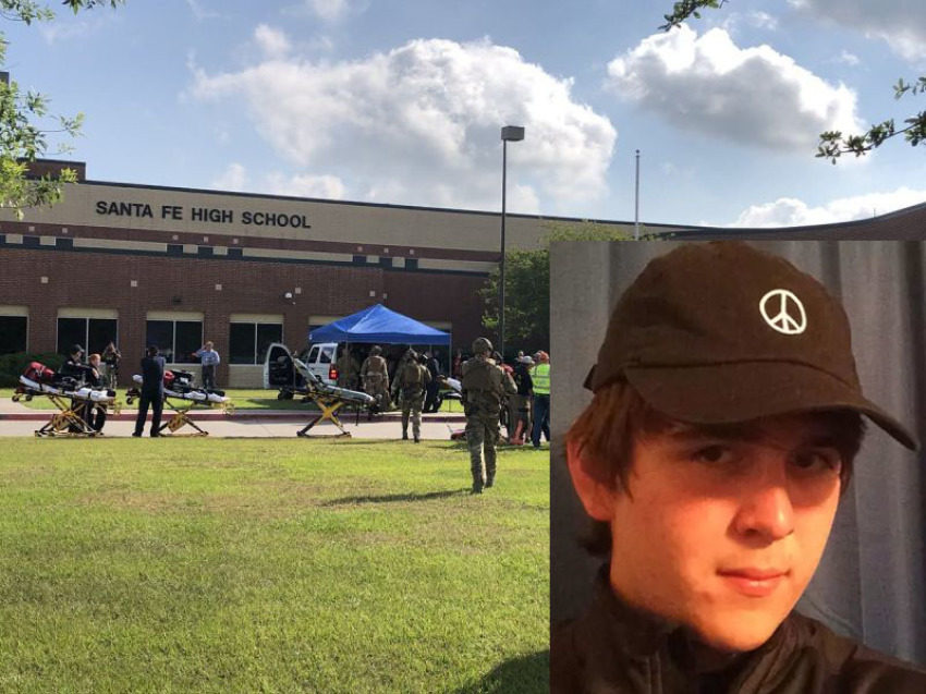 Santa Fe, Texas, school shooting suspect Dimitrios Pagourtzis, 17.