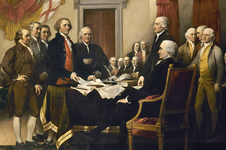 'Declaration of Independence' by John Trumbull