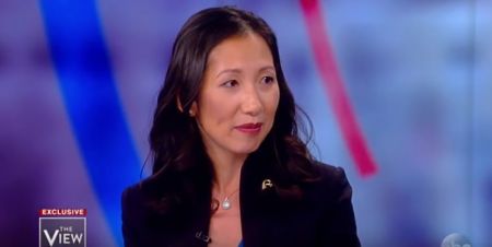 Dr. Leana Wen, president of Planned Parenthood, speaks on the set of ABC's