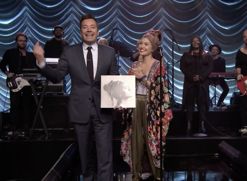 Lauren Daigle on "The Tonight Show Starring Jimmy Fallon," Nov 7, 2018.