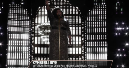 Team Kelly's Kymberli Joye performs