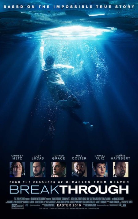 20th Century Fox "Breakthrough", based on the inspirational true story of one mother’s unfaltering love in the face of impossible odds, 2018.