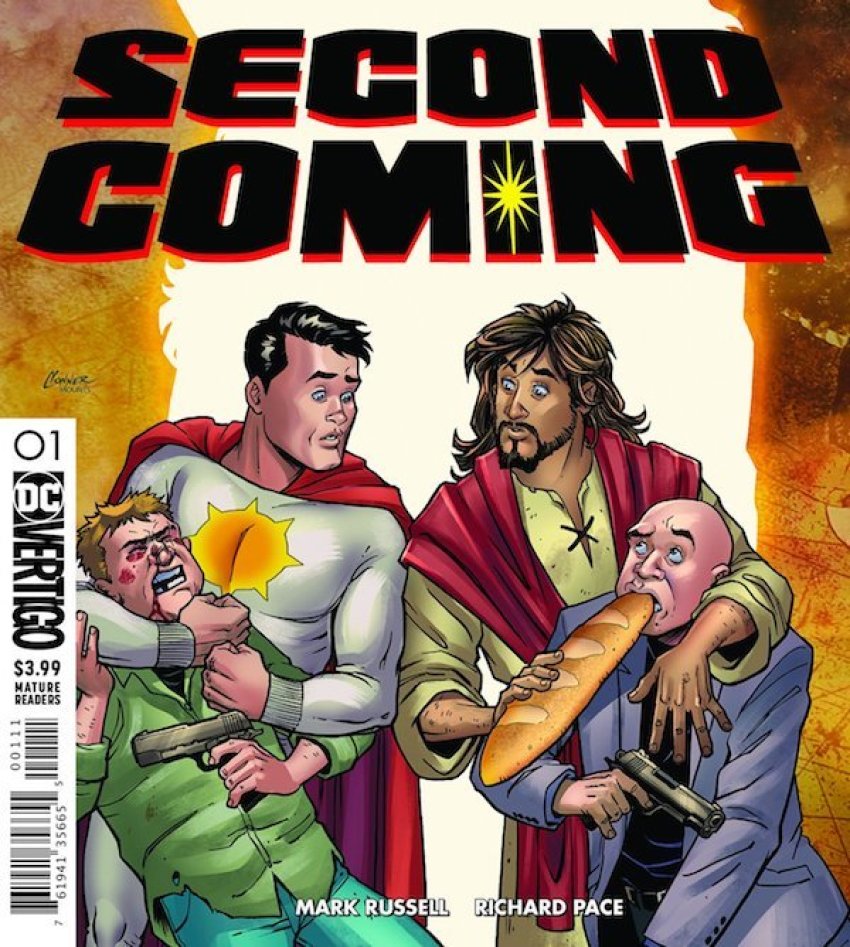 Richard Pace reveals the cover of upcoming DC Comic series, Second Coming, 2018
