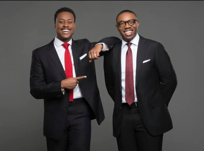 Pastor Charles Jenkins (L) and Reginald Sharp Jr (R).