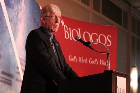 National Institutes of Health Director Francis Collins speaks at the 2019 BioLogos Conference in Baltimore, Maryland, on March 27, 2019.