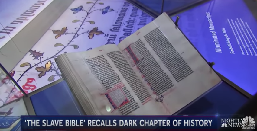 ‘Slave bible’ Removed Passages To Instill Obedience And Uphold Slavery, 2019