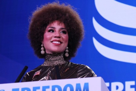 Joy Villa speaks at the Faith & Freedom Coalition's Road to Majority Conference in Washington, D.C. on June 29, 2019.