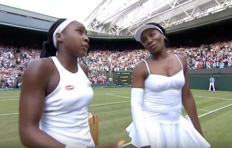 Coco Gauff and Venus Williams