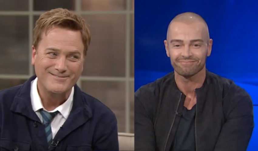 Stars of the upcoming film Michael W. Smith and Joey Lawrence