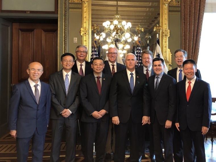 Pence meets with China advocates