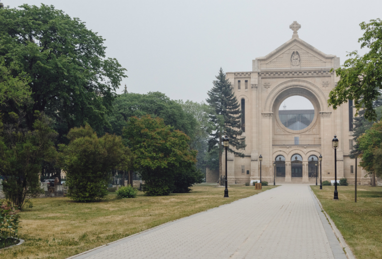 St. Boniface Cathedral in Winnipeg, Manitoba