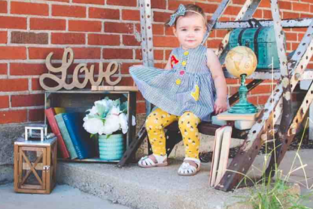 Anderson Davis, 17 months, is recovering after being hit with a bullet fragment in the Odessa, Texas, shooting.
