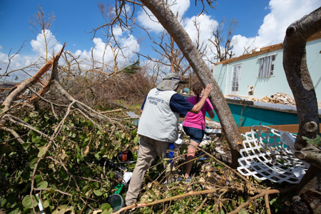 Samaritan’s Purse teams are assessing the damage from Hurricane Dorian in the Abaco Islands, Bahamas, on Sept. 7, 2019.