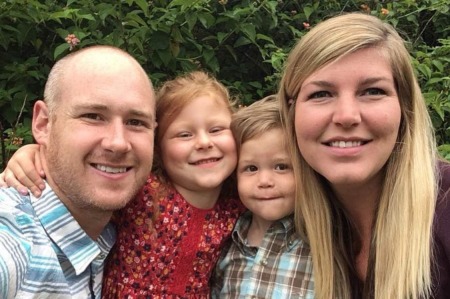 Missionaries Brendan Perrott, 33 (L), his wife, Melissa, 32 (R), along with their children Evelyn, 5, and Colton, 3, all died in a crash in South Africa on November 3, 2019.
