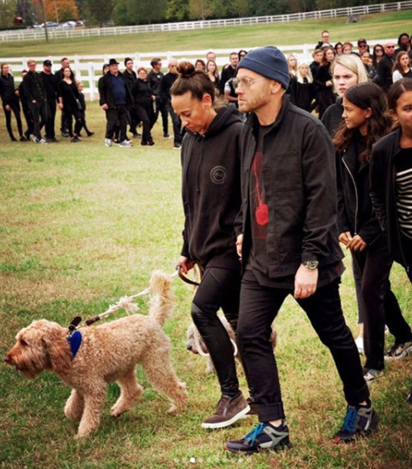 TobyMac and Amanda attend their son, Truett Foster McKeehan funeral, 2019.