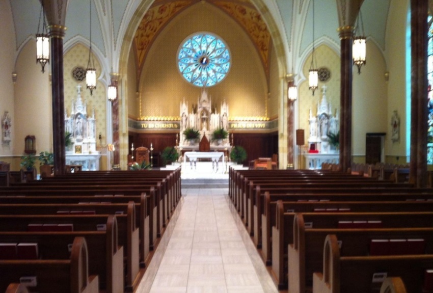 The Cathedral of St. Peter the Apostle, located in Jackson, Mississippi.