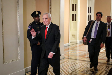 Republican Sen. Mitch McConnell of Kentucky
