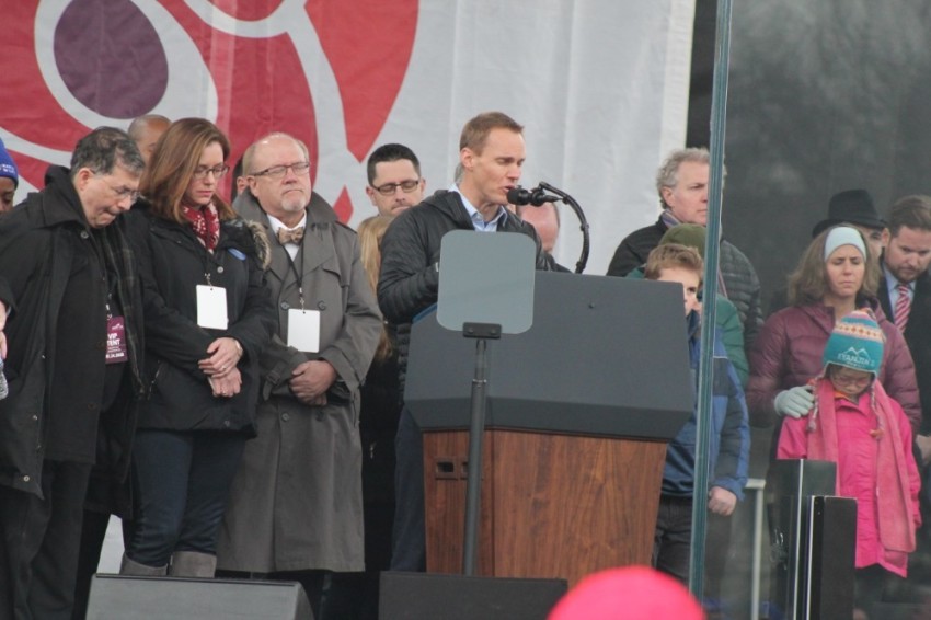 McLean Bible Church Pastor David Platt says a closing prayer at the 2020 March for Life rally in Washington, D.C., on Jan. 24, 2020.