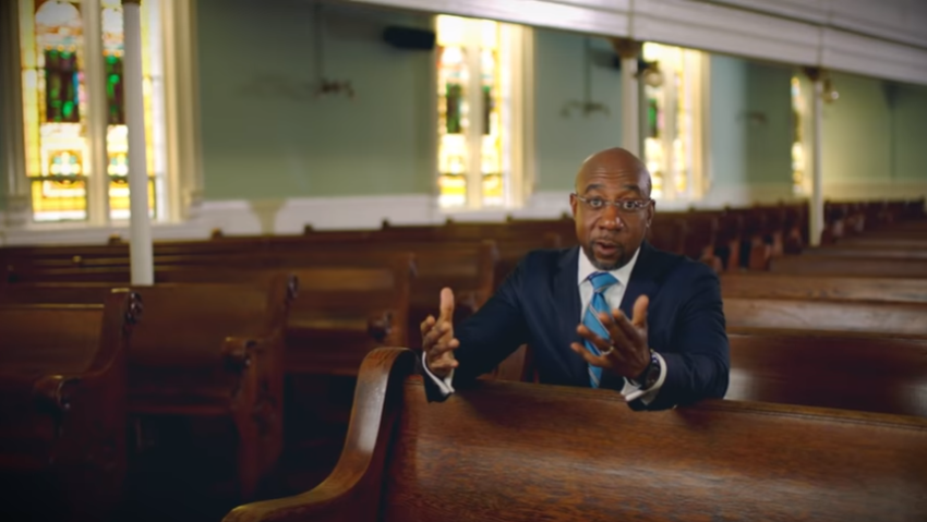 Senior pastor of Ebenezer Baptist Church, in Atlanta, Georgia, the Rev. Raphael G. Warnock.