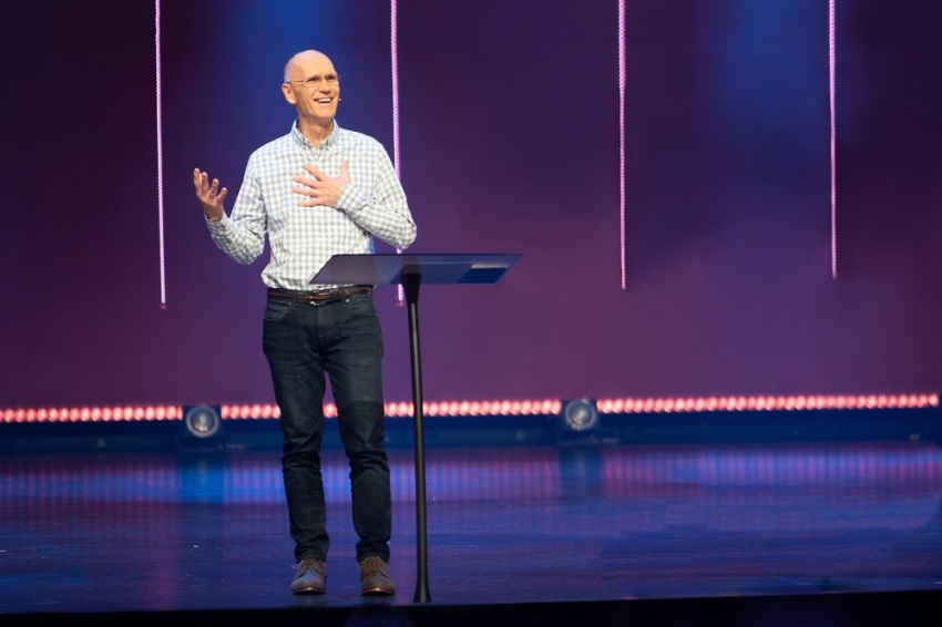 Pastor Bob Merritt of the multi-campus Eagle Brook Church in Minnesota.