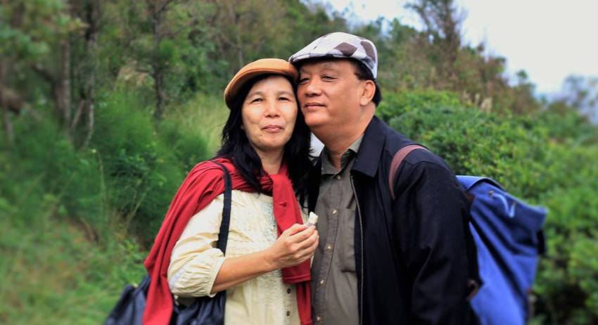 The late Pastor David Cheng and his wife, Sim Lee Naa.