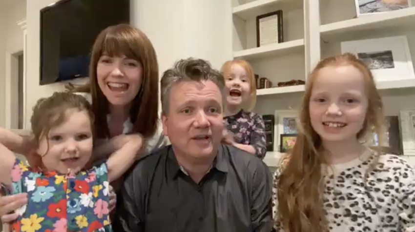 Keith and Kristyn Getty launch "Fanily Hymn Sing" during covid-19 pandemic while in lockdown. 
