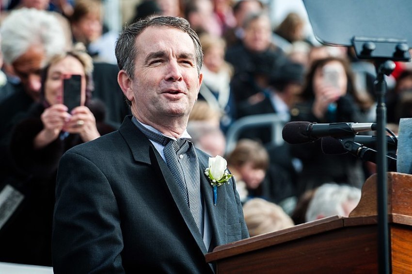 Virginia Gov. Ralph Northam gives his inaugural address on Jan. 13, 2018 in Richmond, Virginia.